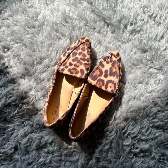 Time and Tru Shoes - Leopard print pointy flats • Time & Tru